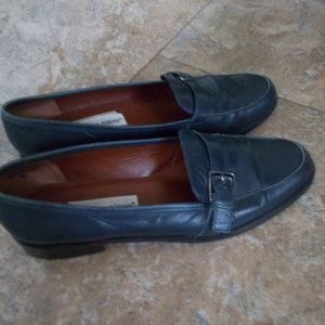 Etienne aigner navy blue loafers size 9 1/2